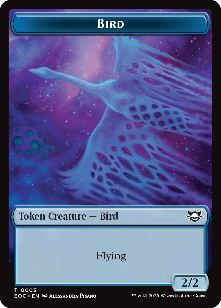 Bird // Pest Double-Sided Token [Edge of Eternities Commander Tokens] - Destination Retro