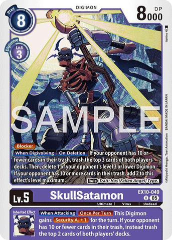 SkullSatamon [EX10-049] [Sinister Order] - Destination Retro