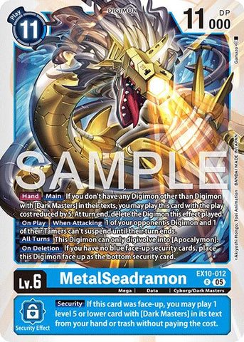 MetalSeadramon [EX10-012] [Sinister Order] - Destination Retro