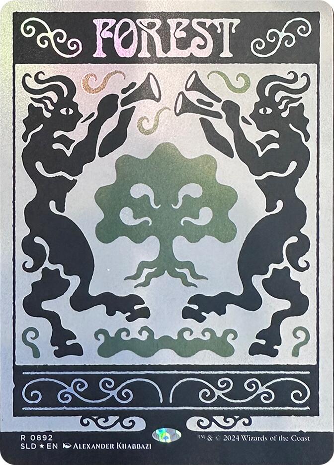 Forest (0892) (Rainbow Foil) [Secret Lair Drop Series] - Destination Retro