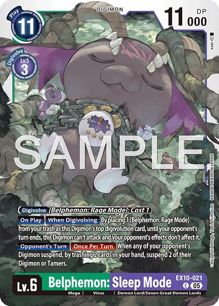 Belphemon: Sleep Mode [EX10-021] [Sinister Order] - Destination Retro