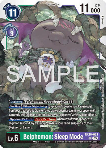 Belphemon: Sleep Mode [EX10-021] [Sinister Order] - Destination Retro