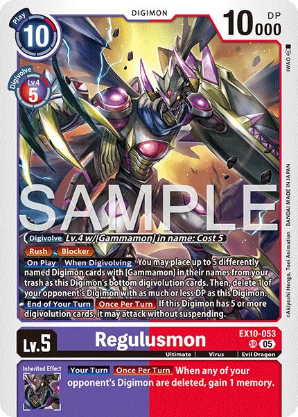 Regulusmon [EX10-053] [Sinister Order] - Destination Retro