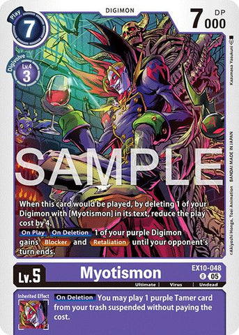 Myotismon [EX10-048] [Sinister Order] - Destination Retro