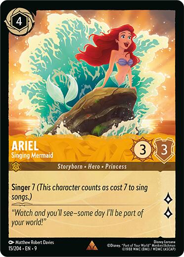 Ariel - Singing Mermaid (15/204) [Fabled] - Destination Retro