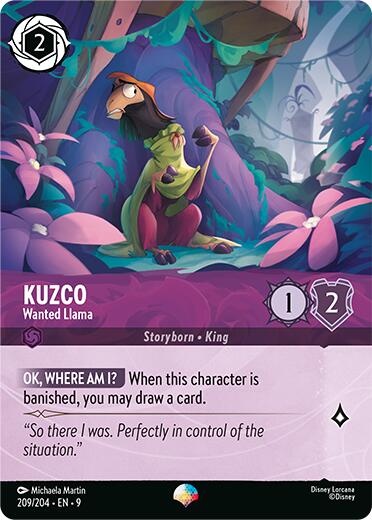 Kuzco - Wanted Llama (Epic) (209/204) [Fabled] - Destination Retro