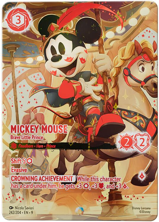 Mickey Mouse - Brave Little Prince (Iconic) (242/204) [Fabled] - Destination Retro