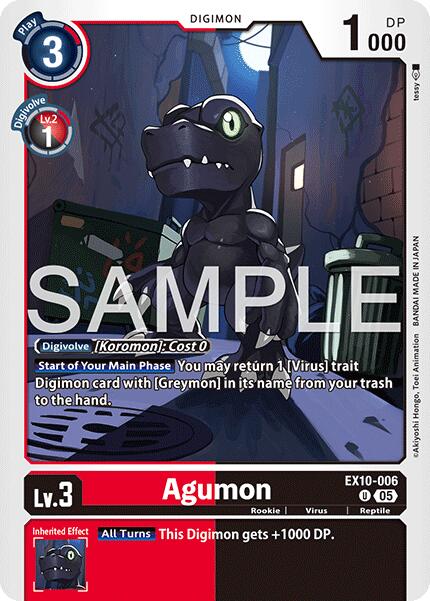 Agumon [EX10-006] [Sinister Order] - Destination Retro