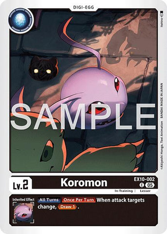 Koromon [EX10-002] [Sinister Order] - Destination Retro