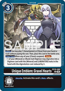 Unique Emblem: Gravel Hearts [EX10-069] [Sinister Order] - Destination Retro