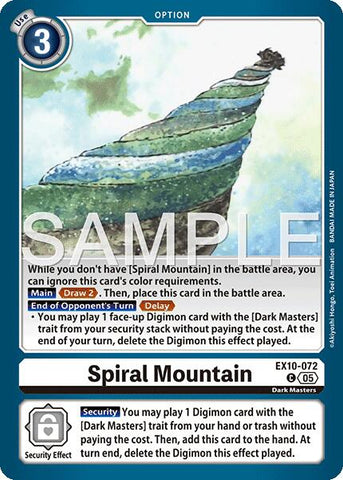 Spiral Mountain [EX10-072] [Sinister Order] - Destination Retro