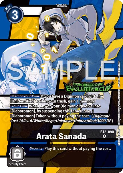 Arata Sanada [BT5-090] (Evolution Cup 2025 Vol. 2) [Promotional Cards] - Destination Retro