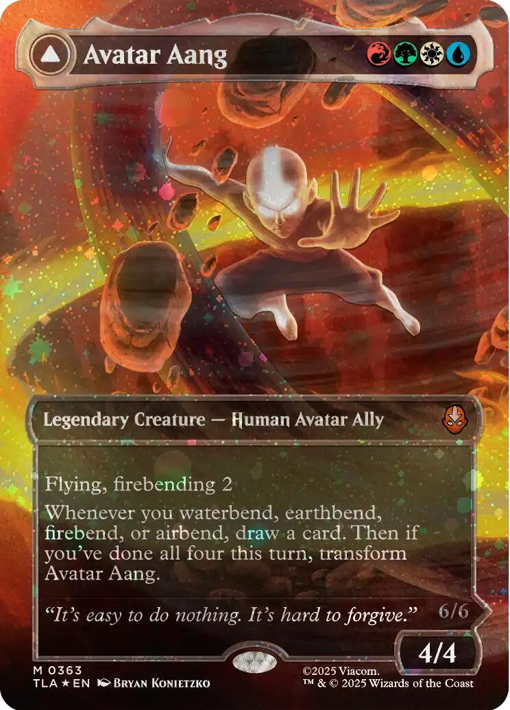Avatar Aang (Raised Foil) [Avatar: The Last Airbender] - Destination Retro