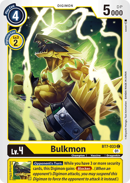 Bulkmon [BT7-033] [Next Adventure] - Destination Retro