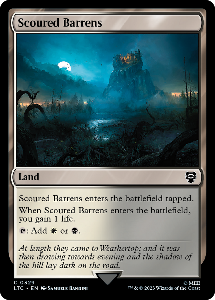 Scoured Barrens [The Lord of the Rings: Tales of Middle-Earth Commander] - Destination Retro