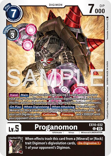 Proganomon [EX10-032] [Sinister Order] - Destination Retro