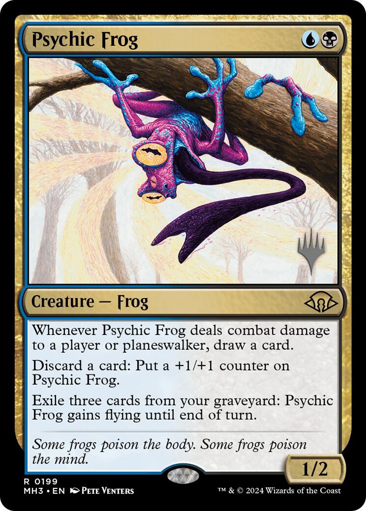 Psychic Frog (Promo Pack) [Edge of Eternities Promo Pack] - Destination Retro