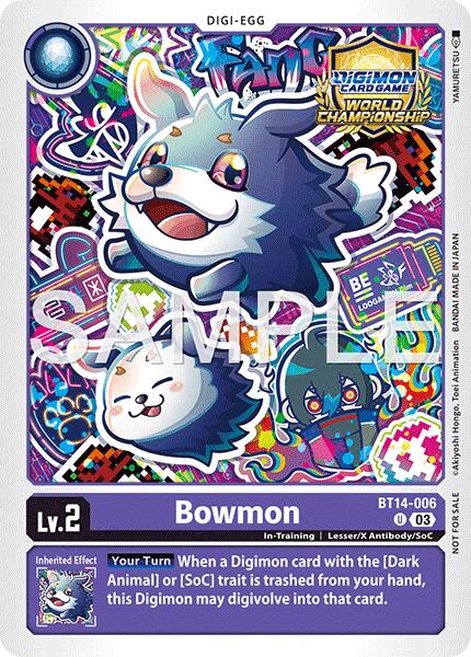 Bowmon [BT14-006] (Regionals 25-26 Season 2 Participant) [Blast Ace] - Destination Retro