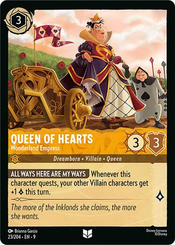 Queen of Hearts - Wonderland Empress (23/204) [Fabled] - Destination Retro