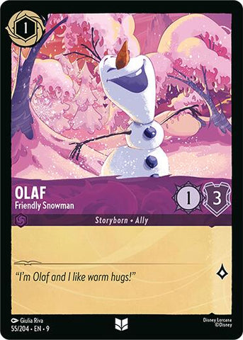 Olaf - Friendly Snowman (55/204) [Fabled] - Destination Retro