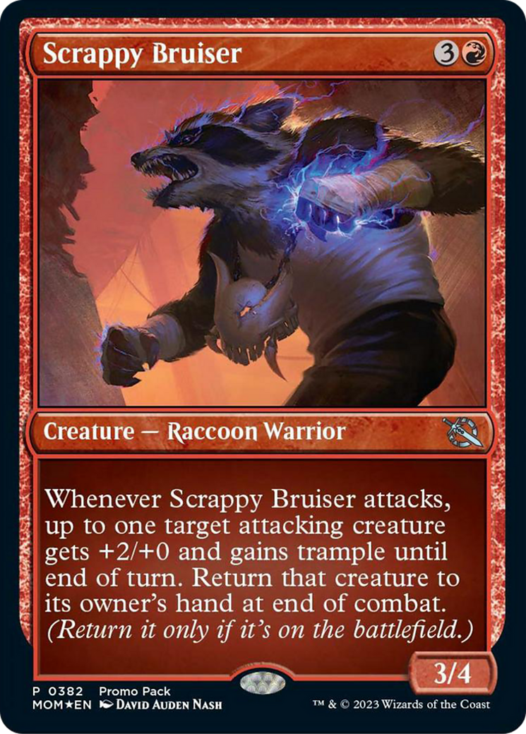 Scrappy Bruiser (Promo Pack) [March of the Machine Promos] - Destination Retro