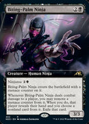 Biting-Palm Ninja (Extended Art) [Kamigawa: Neon Dynasty] - Destination Retro