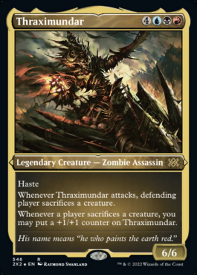 Thraximundar (Foil Etched) [Double Masters 2022] - Destination Retro
