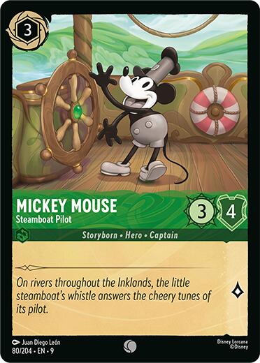 Mickey Mouse - Steamboat Pilot (80/204) [Fabled] - Destination Retro