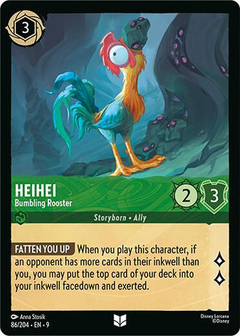 Heihei - Bumbling Rooster (86/204) [Fabled] - Destination Retro