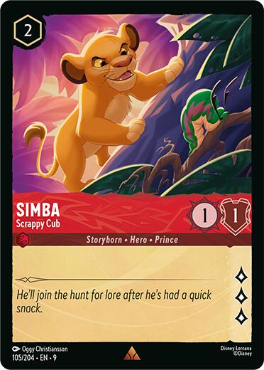 Simba - Scrappy Cub (105/204) [Fabled] - Destination Retro