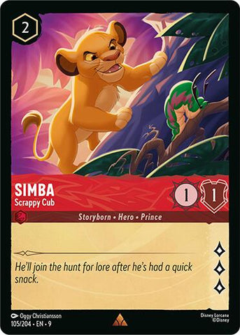 Simba - Scrappy Cub (105/204) [Fabled] - Destination Retro