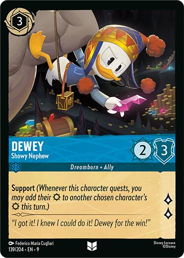 Dewey - Showy Nephew (139/204) [Fabled] - Destination Retro