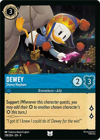 Dewey - Showy Nephew (139/204) [Fabled] - Destination Retro