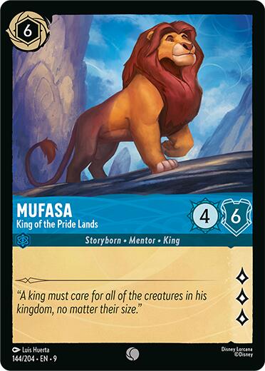 Mufasa - King of the Pride Lands (144/204) [Fabled] - Destination Retro