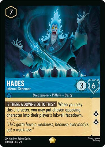 Hades - Infernal Schemer (151/204) [Fabled] - Destination Retro