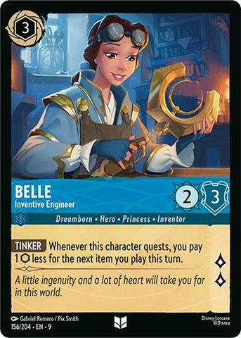 Belle - Inventive Engineer (156/204) [Fabled] - Destination Retro