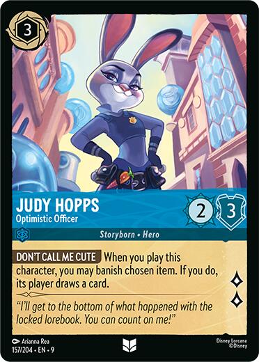 Judy Hopps - Optimistic Officer (157/204) [Fabled] - Destination Retro