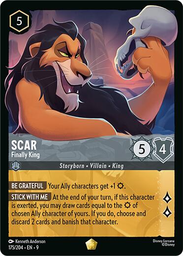 Scar - Finally King (175/204) [Fabled] - Destination Retro
