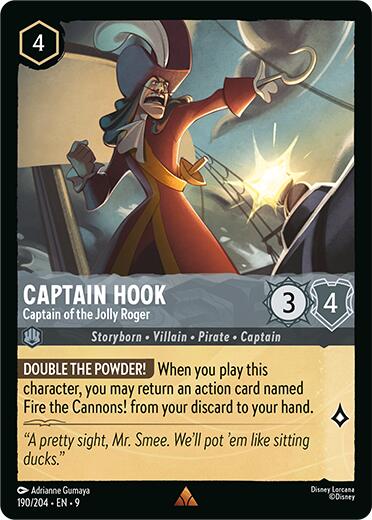 Captain Hook - Captain of the Jolly Roger (190/204) [Fabled] - Destination Retro