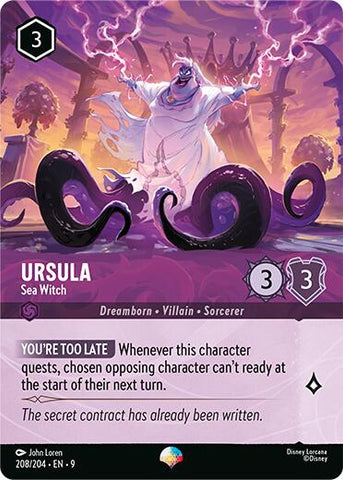 Ursula - Sea Witch (Epic) (208/204) [Fabled] - Destination Retro