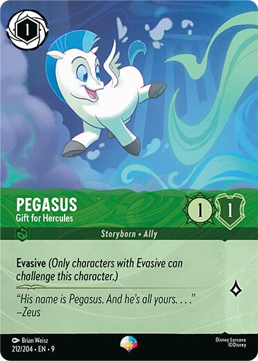 Pegasus - Gift for Hercules (Epic) (212/204) [Fabled] - Destination Retro