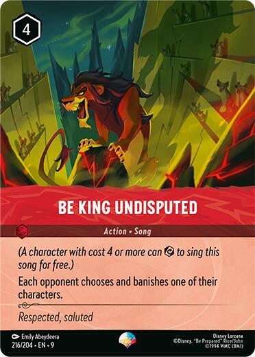 Be King Undisputed (Epic) (216/204) [Fabled] - Destination Retro