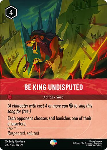 Be King Undisputed (Epic) (216/204) [Fabled] - Destination Retro