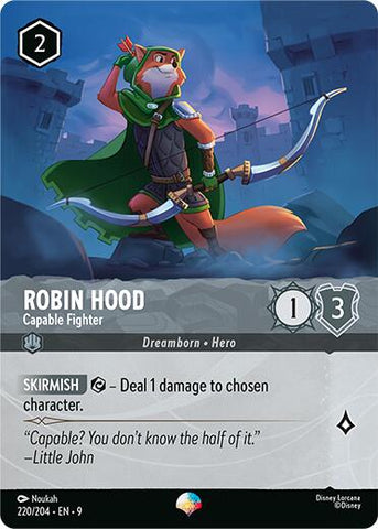 Robin Hood - Capable Fighter (Epic) (220/204) [Fabled] - Destination Retro