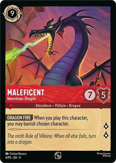 Maleficent - Monstrous Dragon (Store Championship Participant) (4/P3) [Promo Cards] - Destination Retro