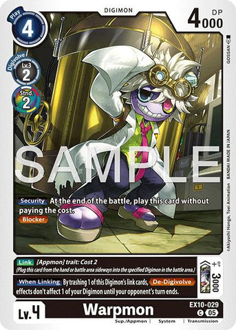 Warpmon [EX10-029] [Sinister Order] - Destination Retro