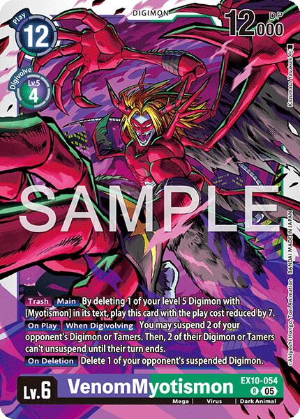 VenomMyotismon [EX10-054] [Sinister Order] - Destination Retro
