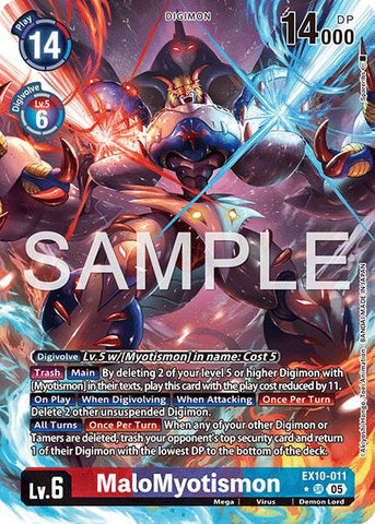 MaloMyotismon [EX10-011] (Alternate Art) [Sinister Order] - Destination Retro