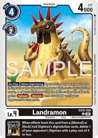 Landramon [EX10-028] [Sinister Order] - Destination Retro