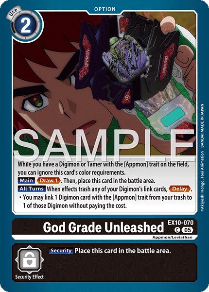 God Grade Unleashed [EX10-070] [Sinister Order] - Destination Retro